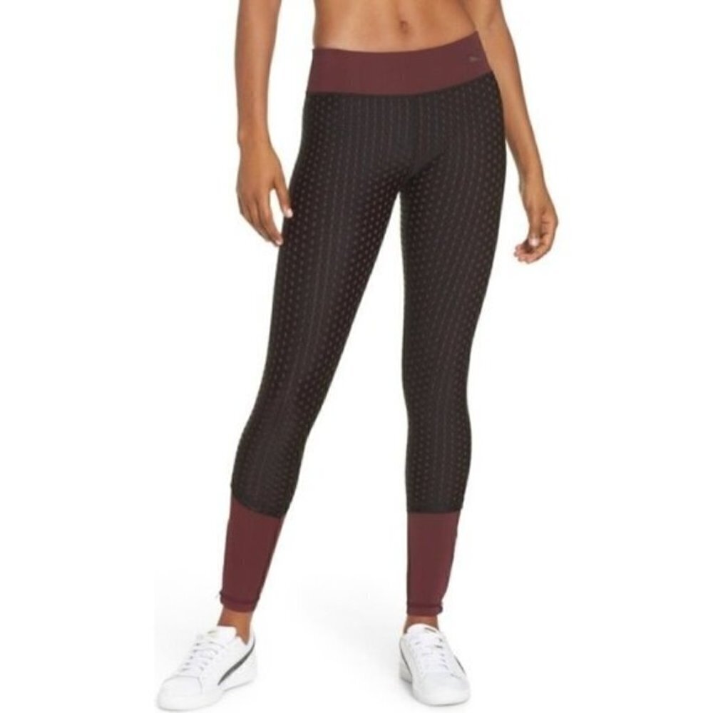 Puma Luxe Mesh Leggings Black - Picture 2 of 7